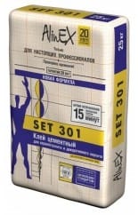 Клей AlinEX "Set 301" (25 кг), меш