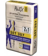 Клей AlinEX "Set 307" (25 кг), меш