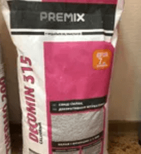 Штукатурка Травертин PREMIX "Dekomin 330"(25кг), меш