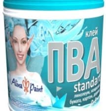 Клей ПВА  Alina Paint Standart 0,8кг, б