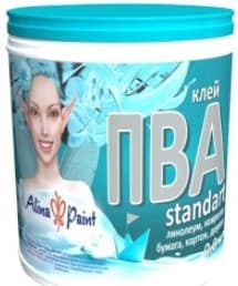 Клей ПВА  Alina Paint Standart 0,8кг, б