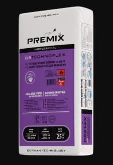 Клей Premix "Uniflex Classic C5"жаростойкий (25 кг), меш