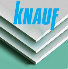 Гипсокартон Вл "KNAUF" Danogips 12,5*1200*2500, л