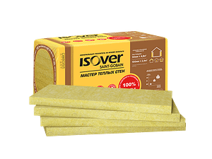 ИЗОВЕР Базальт Мастер Теплых Стен (75) (4,8м2)