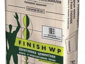Шпатлевка цементная Finsh WP (25кг)