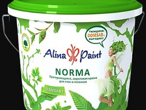 Краска ВД Alina Paint "NORMA" (морозостойкая, 25кг), вед