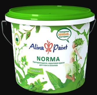 Краска ВД Alina Paint "NORMA" (морозостойкая, 25кг), вед