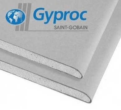 Гипсокартон "GYPROC" 12.5*1200*2500, л